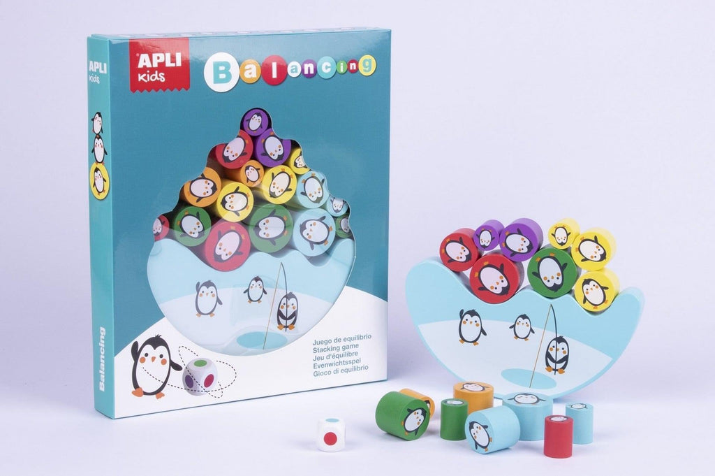 Apli Kids puidust tasakaalumäng Pingviinid - Fairy Kitten Mänguasjapood