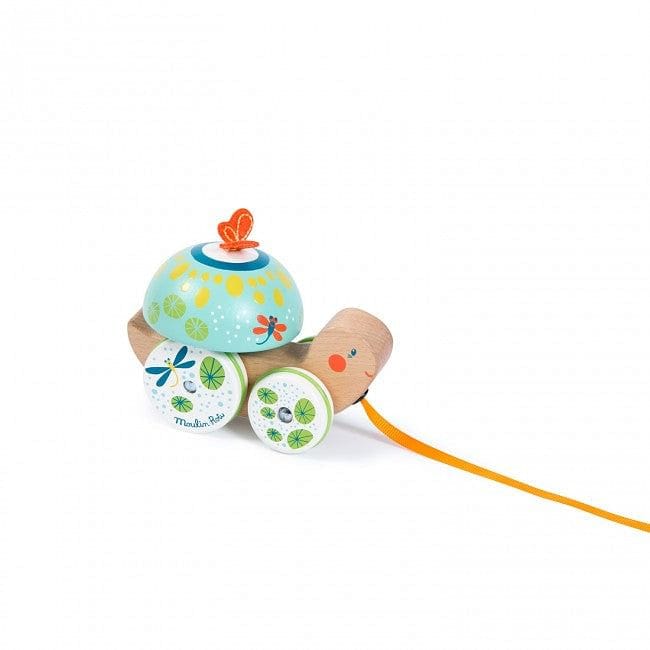 Moulin Roty puidust järelveetav mänguasi Kilpkonn - Fairy Kitten Mänguasjapood