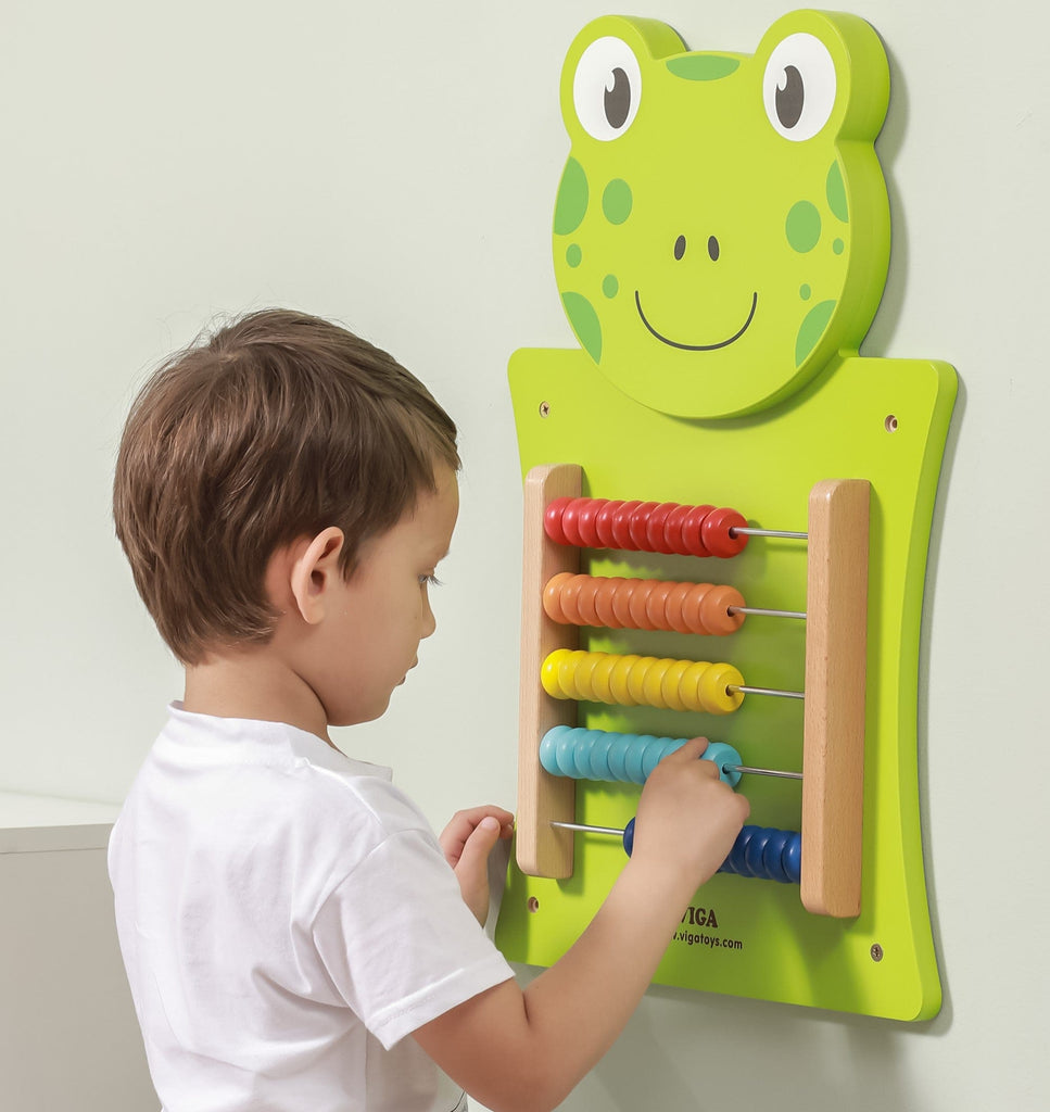 Puidust õppeaabikas Konn Montessori Viga - Fairy Kitten Mänguasjapood