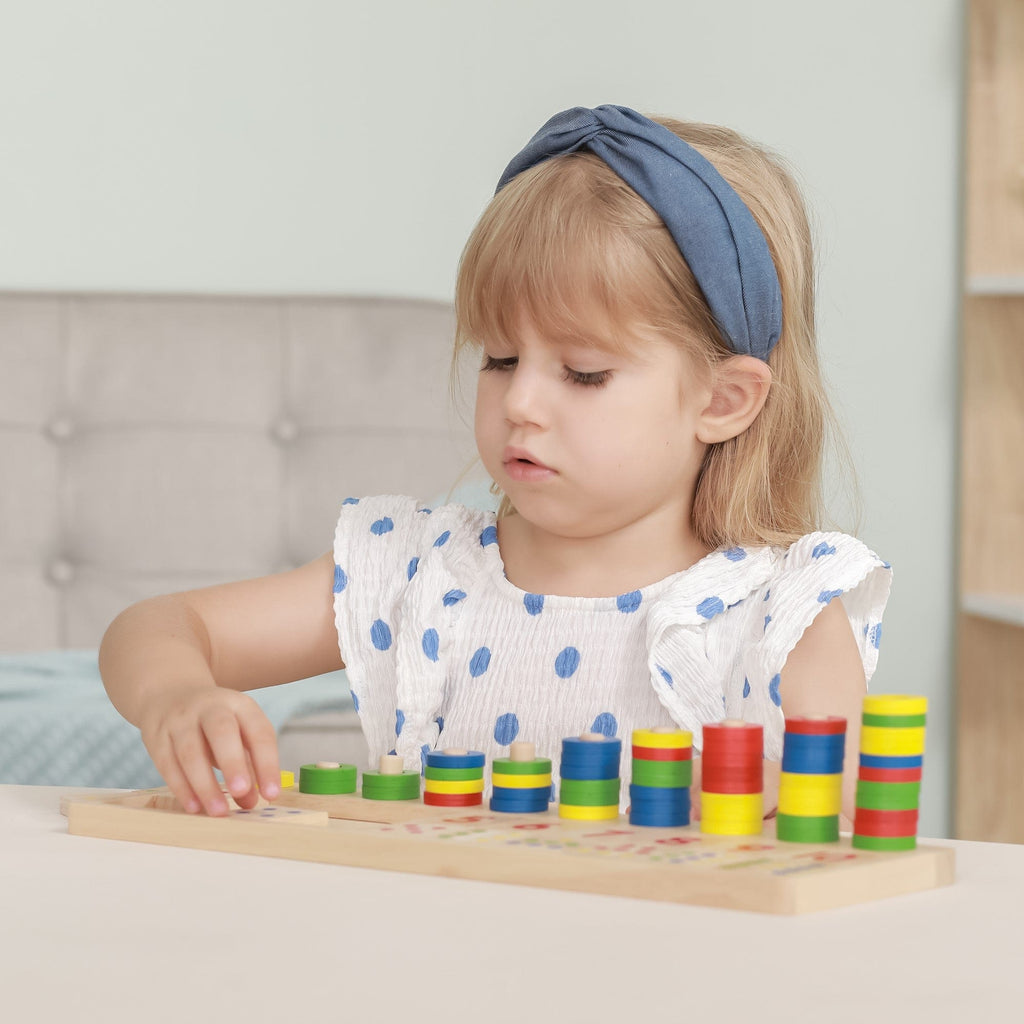 Puidust mäng Õppige lugema Montessori VIGA - Fairy Kitten Mänguasjapood