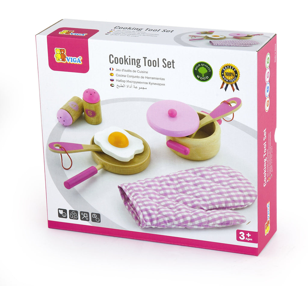 Drewniany Kuchenny Zestaw do gotowania Viga Toys - Fairy Kitten Mänguasjapood