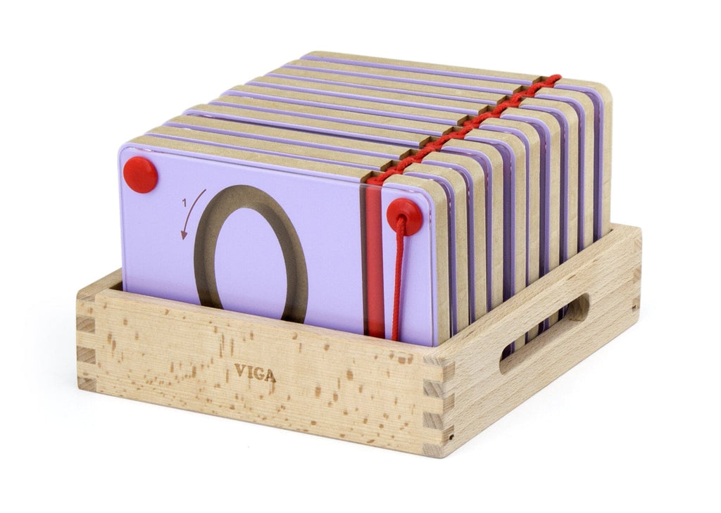 Tabliczki Magnetyczne Nauka Pisania Cyferki Viga Toys Montessori - Fairy Kitten Mänguasjapood
