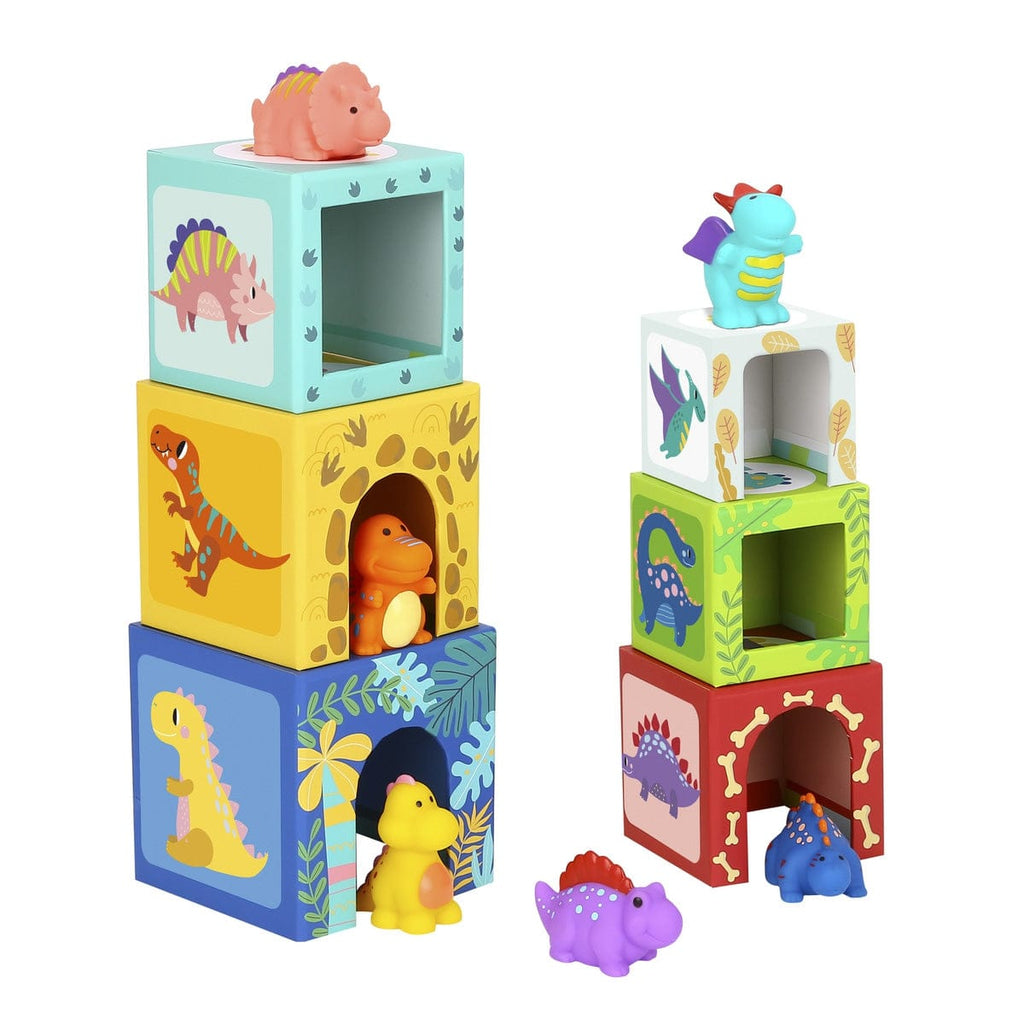 TOOKY TOY Drewniane Klocki Układanka Edukacyjna + 6 Figurek do zabawy 12 el. - Fairy Kitten Mänguasjapood