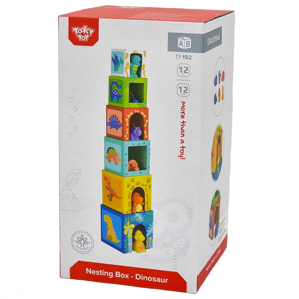 TOOKY TOY Drewniane Klocki Układanka Edukacyjna + 6 Figurek do zabawy 12 el. - Fairy Kitten Mänguasjapood