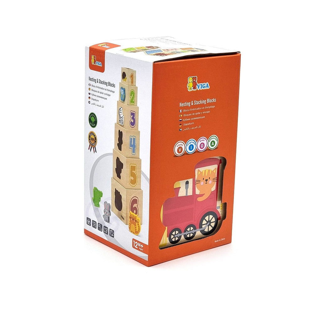 VIGA puidust klotsid ja sorteerija Montessori - Fairy Kitten Mänguasjapood
