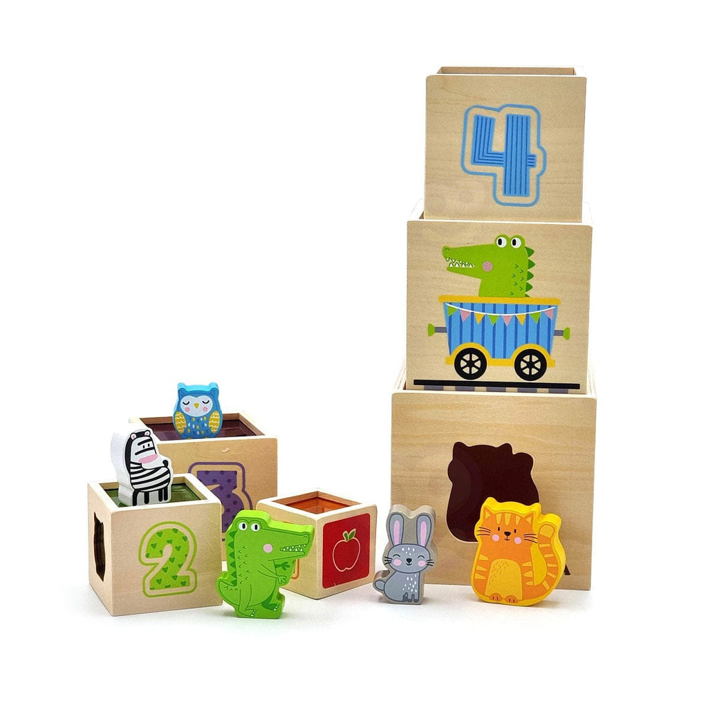 VIGA puidust klotsid ja sorteerija Montessori - Fairy Kitten Mänguasjapood