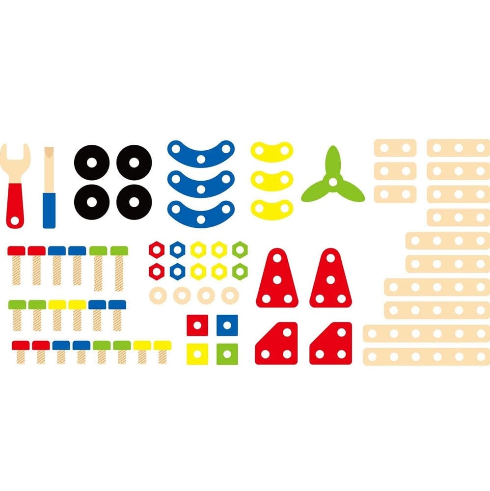 Viga Zestaw klocków konstrukcyjnych 68 elementów Montessori - Fairy Kitten Mänguasjapood